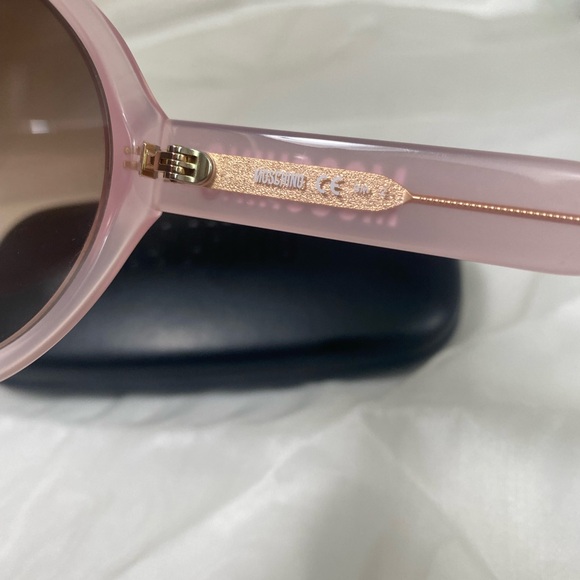 MOSCHINO pink trendy large round sunglasses 🕶️ 🩷 - Picture 8 of 11